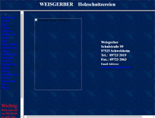 Tablet Screenshot of holzschnitzereien-weisgerber.de